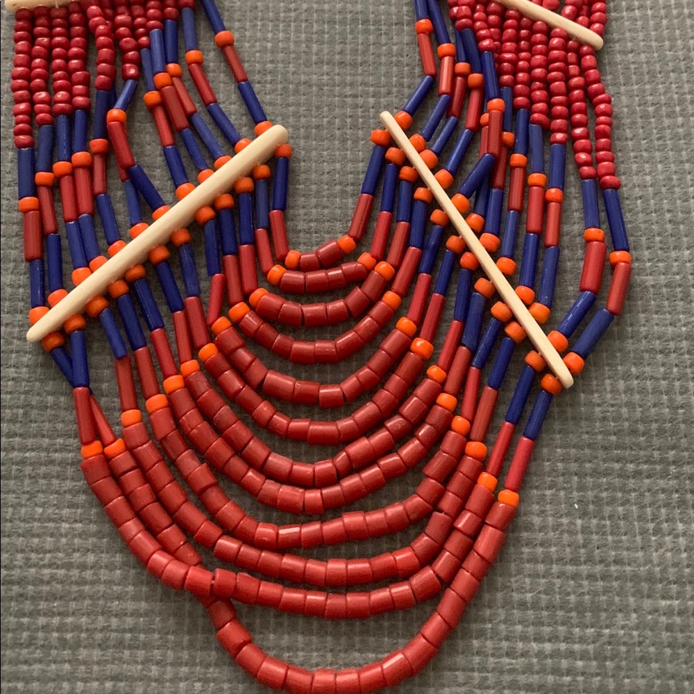 Tibetan Multi-Stranded Bead Necklace